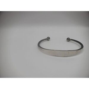 Lillian Vernon 925 Sterling Silver Cuff Bracelet Engravable Jewelry Signed